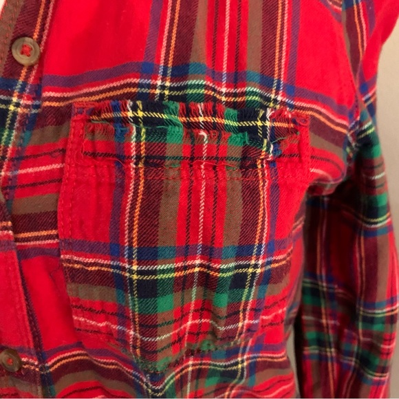 Hollister distressed flannel size medium. - Picture 6 of 6